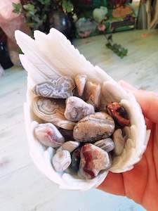 🖤Crazy Lace Agate Freeform Tumbles