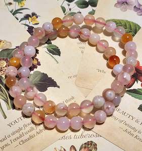 Jewellry: Flower Agate Bracelet