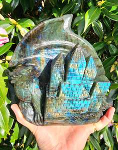 Huge Labradorite Dragon