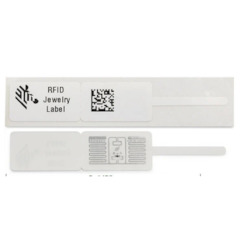 Rfid Tags: Zebra UHF RFID Label tag - Specialty Jewelry Synthetic label - UHF RFID Tag for Zebra Printers