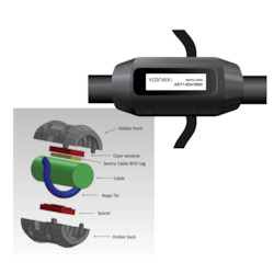 Cable Tag Holder 33mm $2.75 per Holder - Does not include RFID Tag
