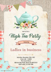 Products: Book a High Tea