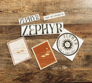 Products: Sticker Pack - Zephyr Wainui