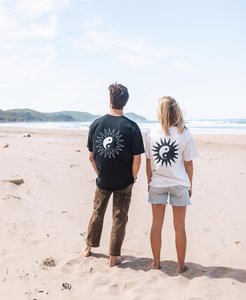 Products: Zephyr Yin Yang Organic Tee - Zephyr Wainui