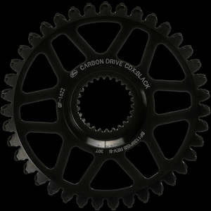 Parts: Front sprocket Steel Gates CDX:BLACK -  39T