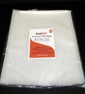 30cm x 30cm Commercial Vacuum Sealer Bags – 80 Micron – 100 Pack