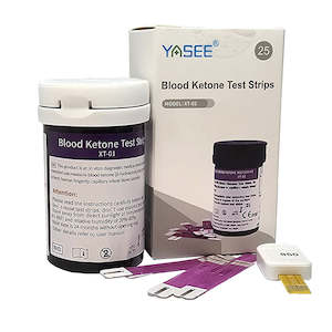 Ketone Blood Tester Strips Yasee KT-01 | 25/strips
