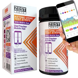 Keto Testing Options: Keto Strips + Diet Tracker App | 100 Strips