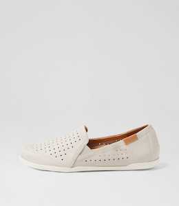 Liana W Almond Tumble Leather Loafers by Ziera at Ziera NZ