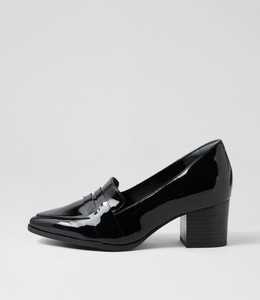 Vamity Xw Black Patent Leather Heels by Ziera