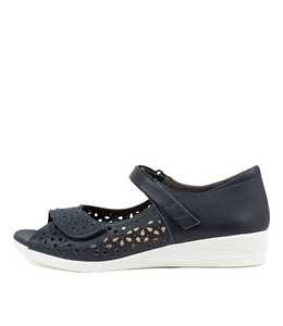 Products: Daffodil W Navy Leather by Ziera