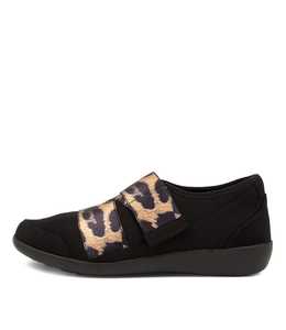 Products: Urban Ff Black Gold Leopard Sneakers by Ziera