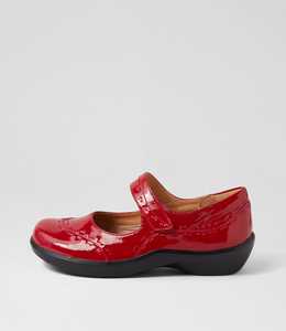 Gummibear W Zr Dk Red Patent Leather by Ziera