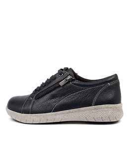 Solar Xf Ink Leather Sneakers by Ziera