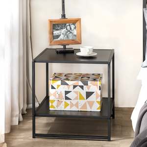 Zinus Studio Side Table Set - Black