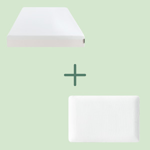 Classic Memory Foam Mattress and Gel Memory Foam Pillow Bundle