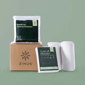 Mattresses: Zinus Sleep Essentials Bundle Kit - Queen Size