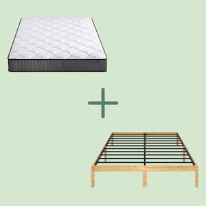 Bedroom: Bamboo Bed Base and Classic Support Mattress Bundle