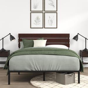 Bedroom: Figari Bamboo and Metal Bed Frame