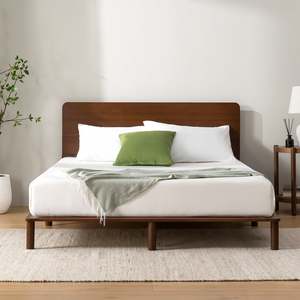 Bamboo Deluxe Bed Frame Coffee Bean