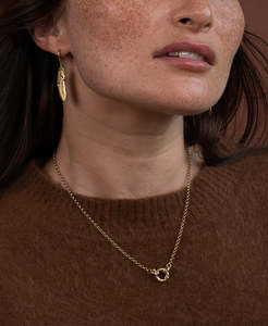 Necklaces: Myra Chain - 22k Gold Vermeil