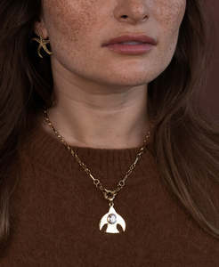 Moonbird Charm - 22k Gold Vermeil