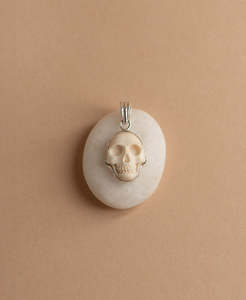Skull Charm - 925 Sterling Silver