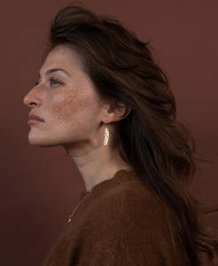 Earrings: Eagle Earrings - 22k Gold Vermeil