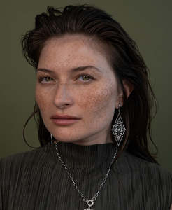 Earrings: Volcano Earrings - 925 Sterling Silver, White Zircon