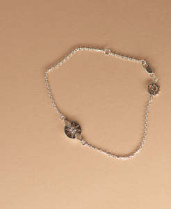 Bracelets: Zia Bracelet - 925 Sterling Silver, White Zircon