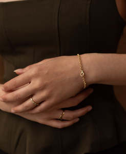 Bracelets: Limited Edition 200 - 9k Yellow Gold, Pink Sapphire