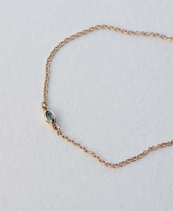 Bracelets: Limited Edition 198 - 9k Yellow Gold, Green Sapphire