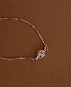 Odette Bracelet - 9k Yellow Gold, Round Lab Grown Diamond