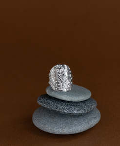 Owl Ring - 925 Sterling Silver