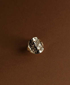 Pegasus Ring - 22k Gold Vermeil