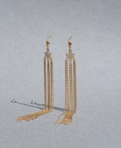 Best Sellers: Aria Earrings - 22k Gold Vermeil