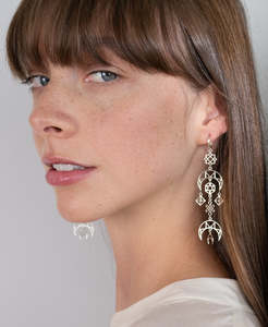 Silver Earrings: Enlightened Earrings - 925 Sterling Silver