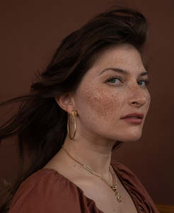 Snake Hoops - 22k Gold Vermeil