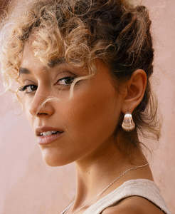 Hoop Earrings: Lucia Hoops - 925 Sterling Silver