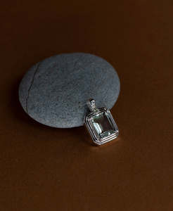 Thea Charm - 925 Sterling Silver, Green Amethyst