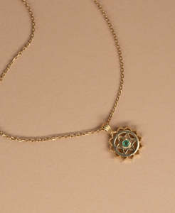 Love Chakra Necklace - 22k Gold Vermeil