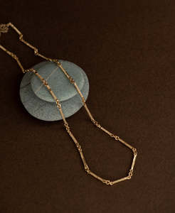 Chains: Ameena Chain (50cm) - 22k Gold Vermeil