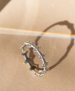 Sterling Silver Rings: Rosie Ring - 925 Sterling Silver