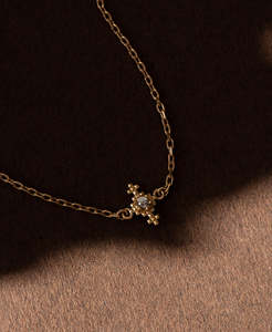 Indie Bracelet - 22k Gold Vermeil, Peach Zircon