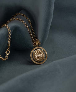 Star Sign Cancer: Cancer Necklace - 22k Gold Vermeil