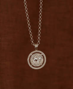 Star Sign Leo: Leo Necklace - 925 Sterling Silver