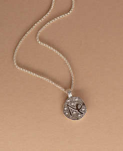 Star Sign Capricorn: Sun in Capricorn Necklace - 925 Sterling Silver