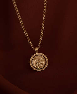 Capricorn Necklace - 22k Gold Vermeil