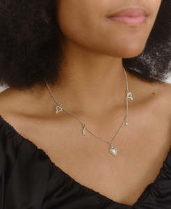Necklaces: Charmed Necklace - 925 Sterling Silver