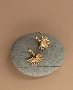 Best Sellers: Miss Ross Earrings - 22k Gold Vermeil